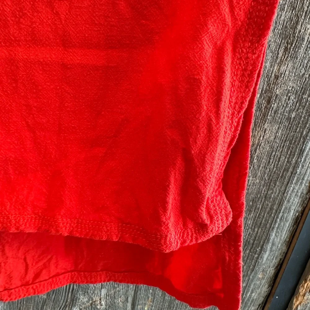 Madewell Red Dress with Belt - Picture 4 of 9